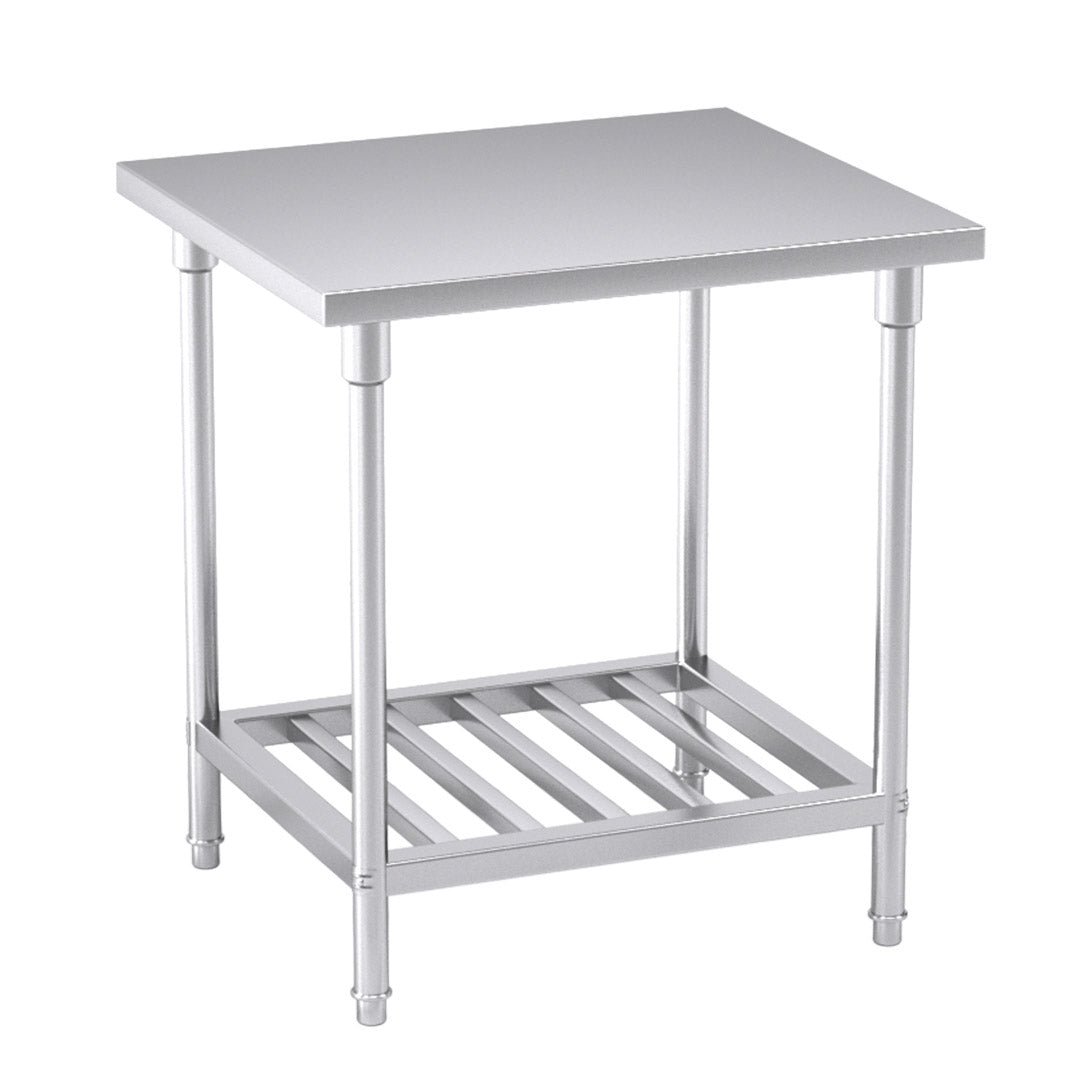 SOGA Commercial Catering Kitchen Stainless Steel Prep Work Bench Table 80*70*85cm