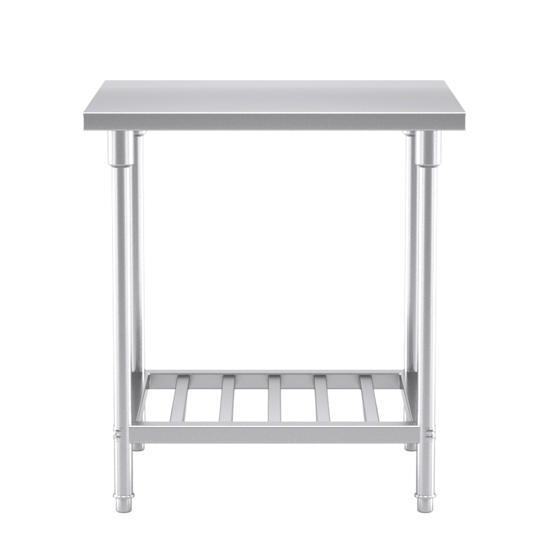 SOGA Commercial Catering Kitchen Stainless Steel Prep Work Bench Table 80*70*85cm