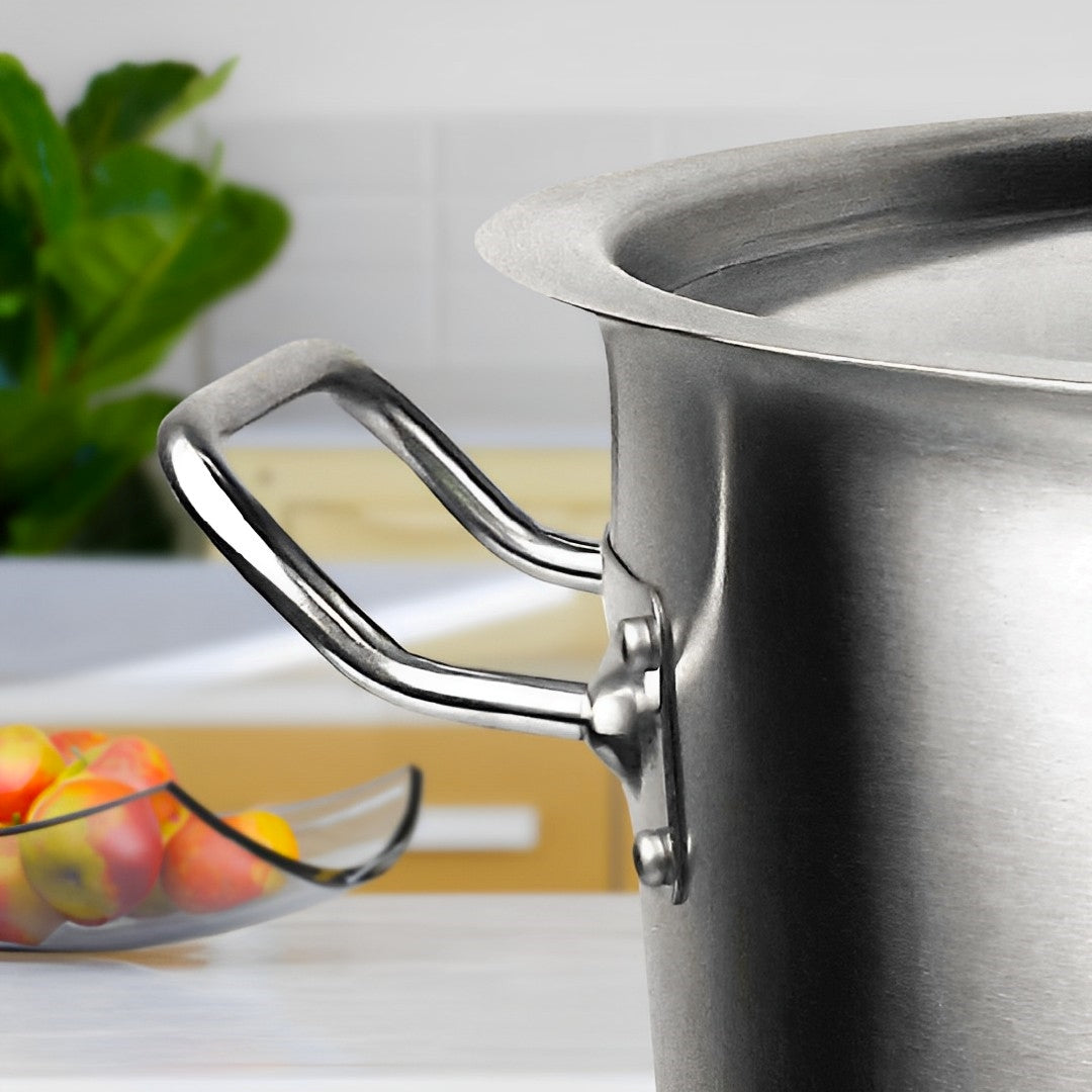 SOGA Stock Pot 14L 23L Top Grade Thick Stainless Steel Stockpot 18/10