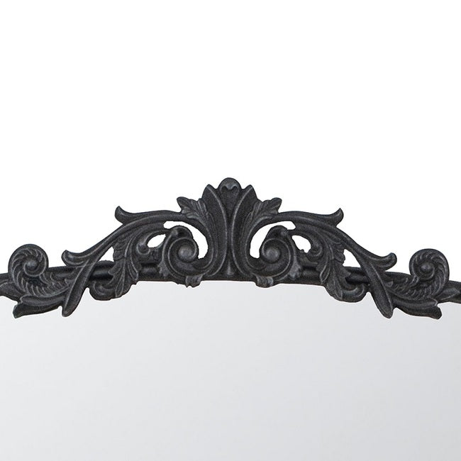 Baroque Black Mirror 80cmH.  Reminiscent of the baroque era with its detailing