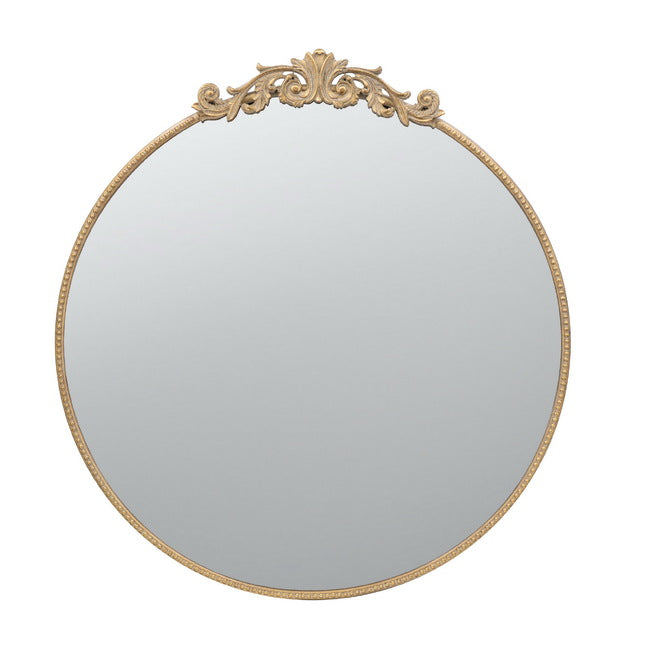 Baroque Gold Round Mirror Large 91. Will Compliment any lifestyle for years to come