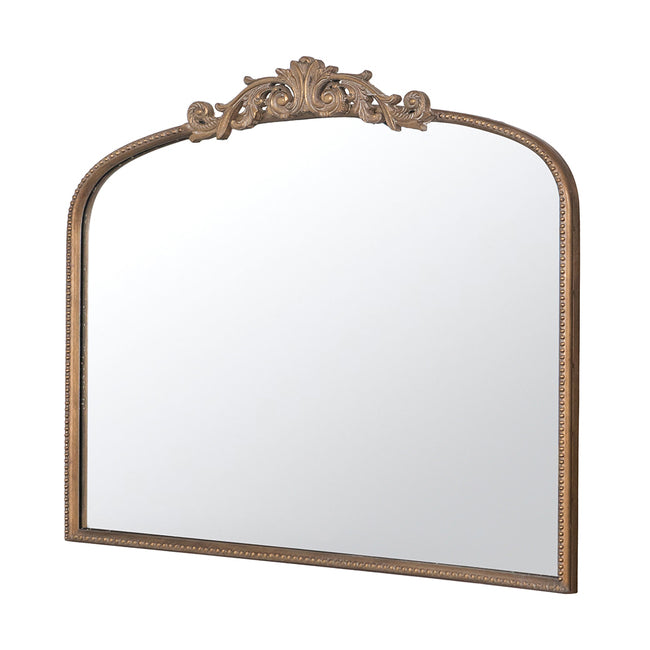 Baroque Gold Mirror 101. Mantle or dresser for a luxurious look. Baroque inspired detailing