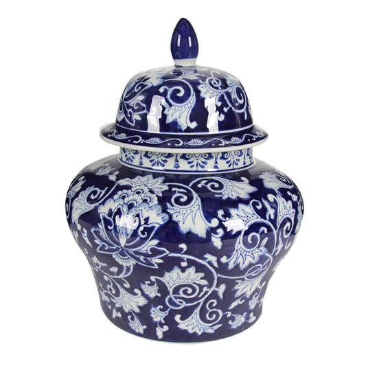 Aline Ginger Jar 35 by 43.18cms Tall timeless grandeur. Used on a grand mantle.