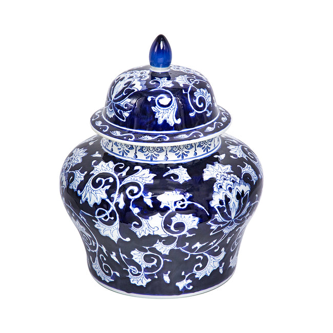 Aline Ginger Jar 35 by 43.18cms Tall timeless grandeur. Used on a grand mantle.