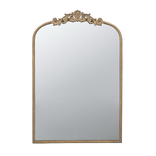 Baroque Tall Gold Wall Mirror. Modern take on baroque detailing and elegant gold framing