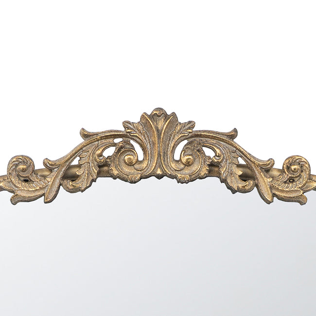 Baroque Tall Gold Wall Mirror. Modern take on baroque detailing and elegant gold framing