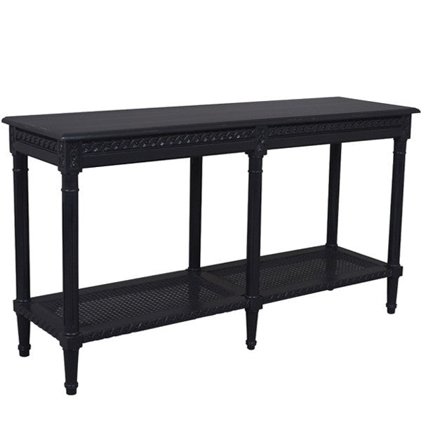 Polo Long Classic Console w/Shelf - Black