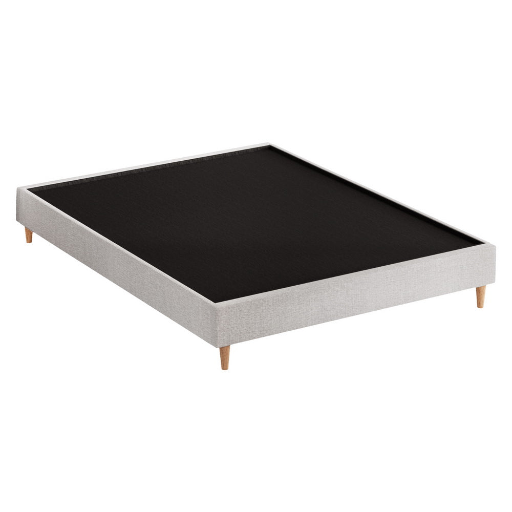 Artiss Bed Frame Double Size Beige ZORA