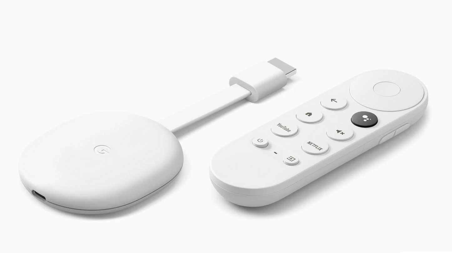 Google Chromecast with Google TV 4K - White