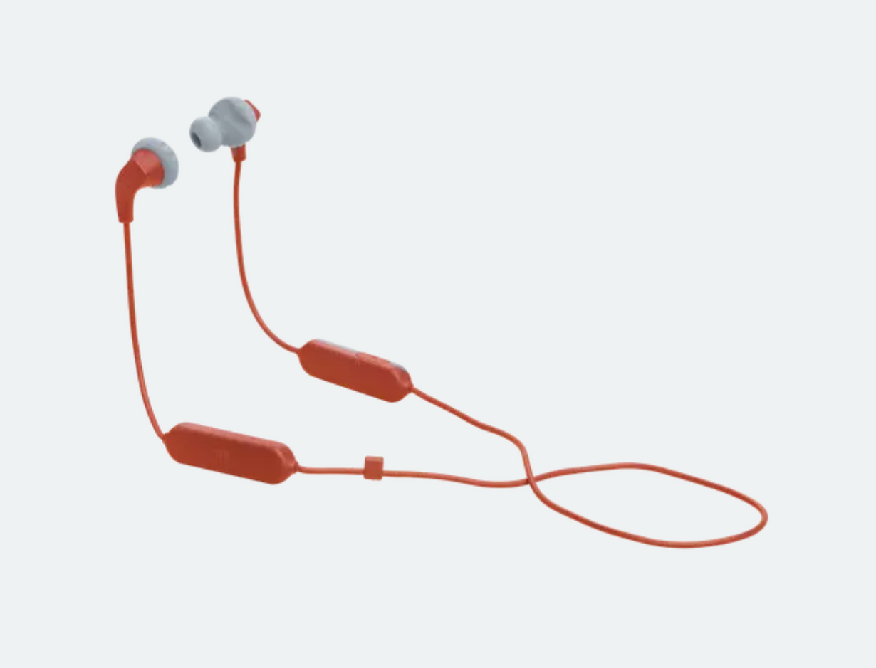 JBL Endurance Run 2 Wireless In-Ear Headphones - Coral Orange