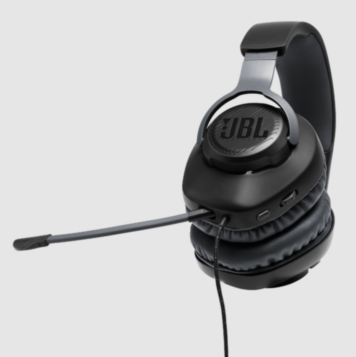 JBL Free WFH - Wired Over-Ear Headset with Detachable Mic - Black