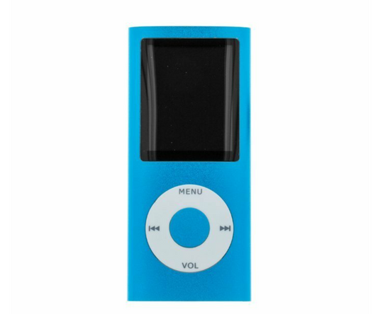 MP3 | MP4 Player LCD with 4GB Memory Card - Blue