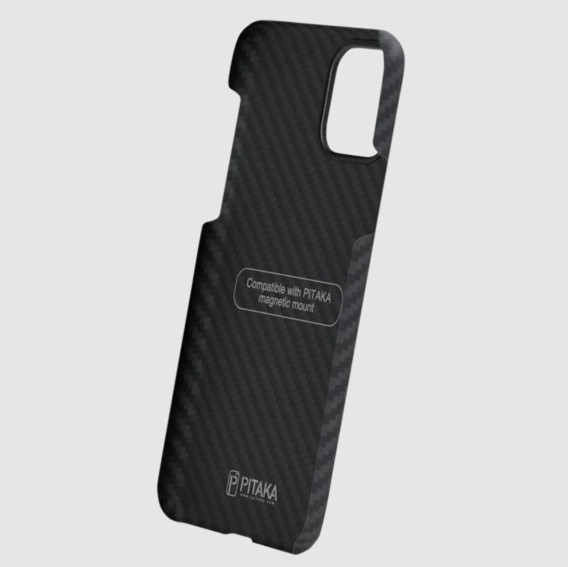Pitaka - MagEZ Case for iPhone 11 Pro Max 6.5" - Black / Grey Twill