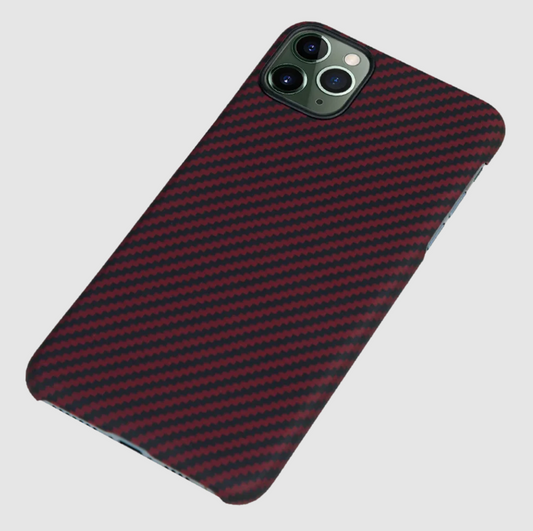 Pitaka - MagEZ Case for iPhone 11 Pro Max 6.5" - Black / Red Twill