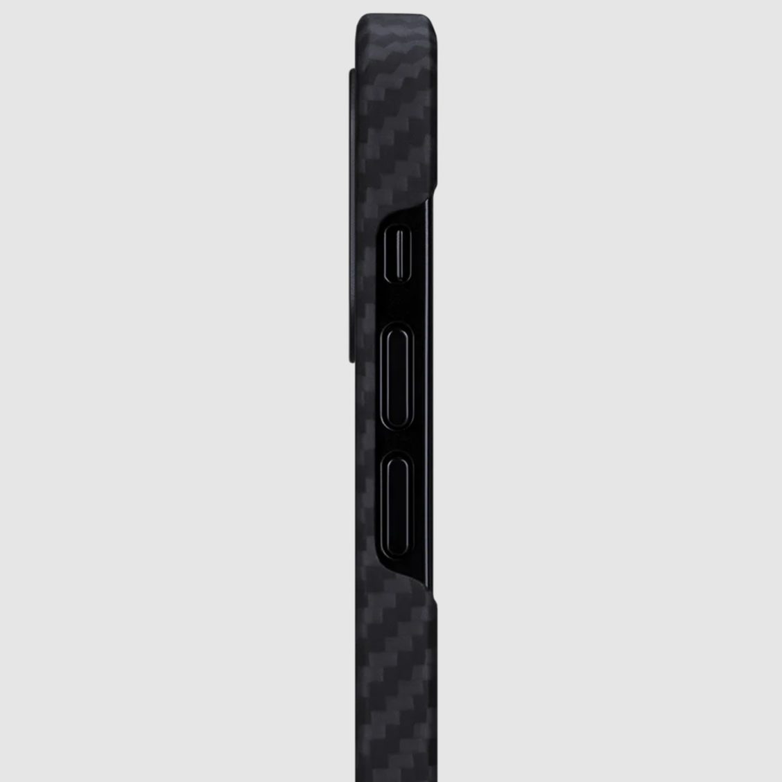 Pitaka - MagEZ Case for iPhone 12 Pro Max 6.7" - Black / Grey Twill
