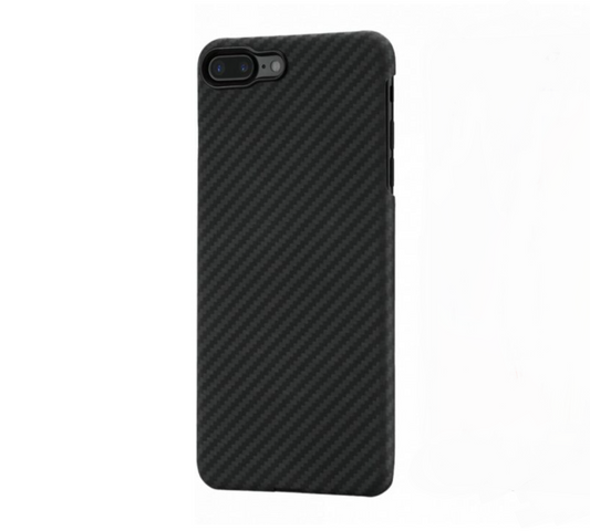 Pitaka - MagEZ Case for iPhone 8 Plus - Black / Grey Twill