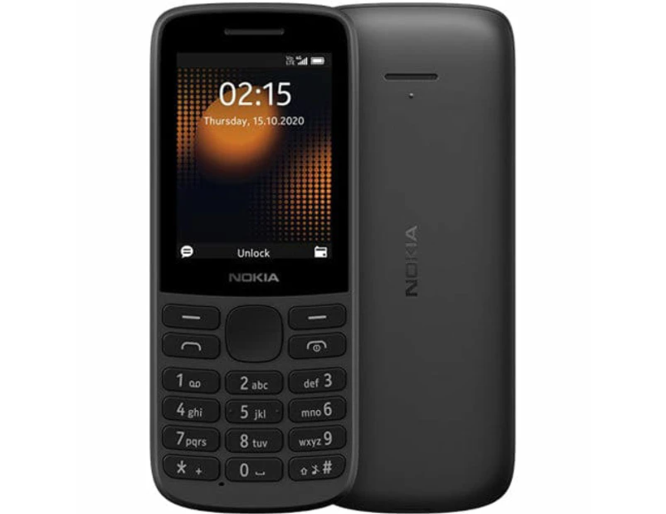 Nokia 215 Dual Sim Mobile Phone - Charcoal