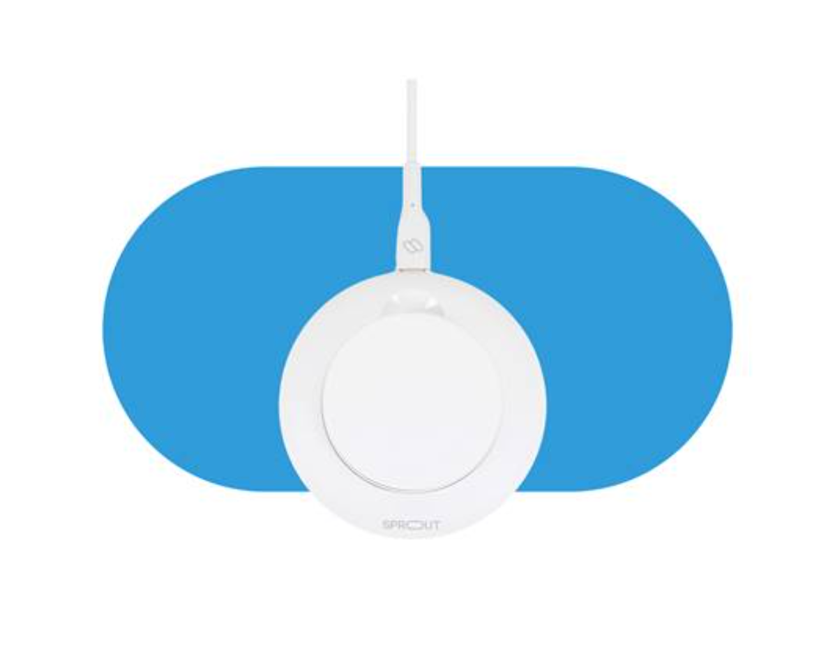 Sprout Qi2 Magnetic Foldable Wireless Charger - White