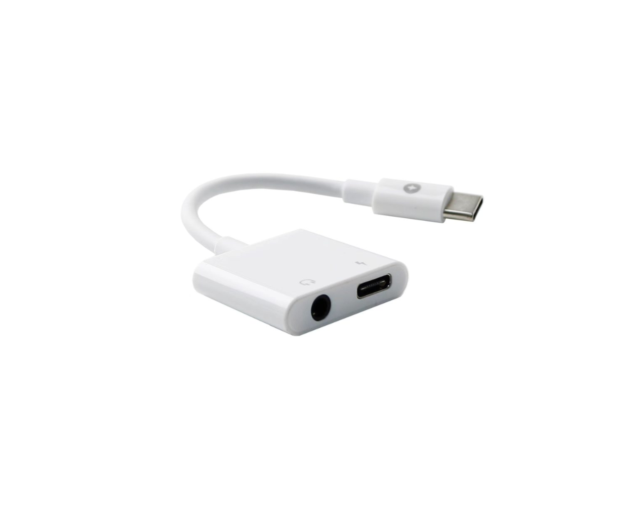 Techano 2in1 Type-C To 3.5mm Audio Charge Adapter