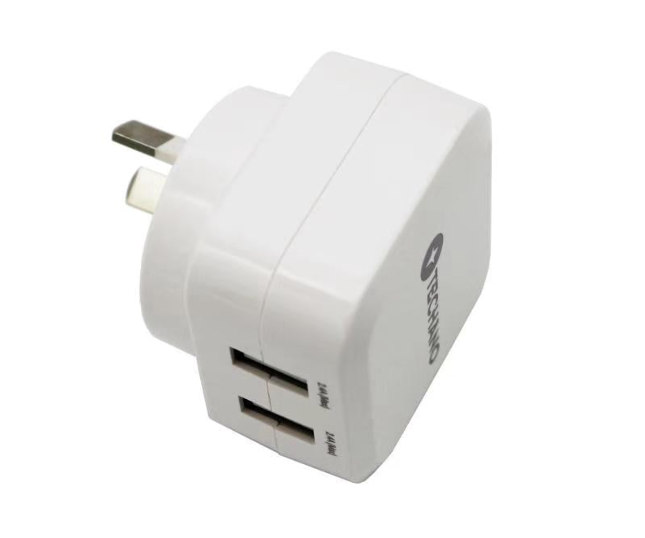 Techano Dual Port Quick Charge USB AC Charge 4.8 AMP