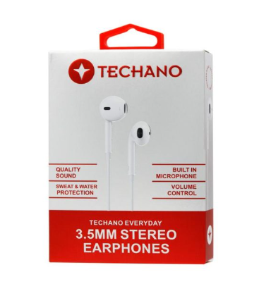Techano Everyday 3.5mm Stereo Earphones