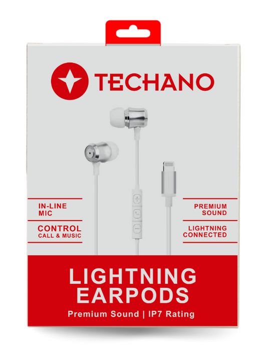 Techano MFI Premium Lightning Earpods