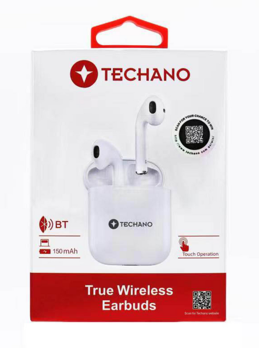 Techano True Wireless Vogue Bluetooth Earbuds with Case