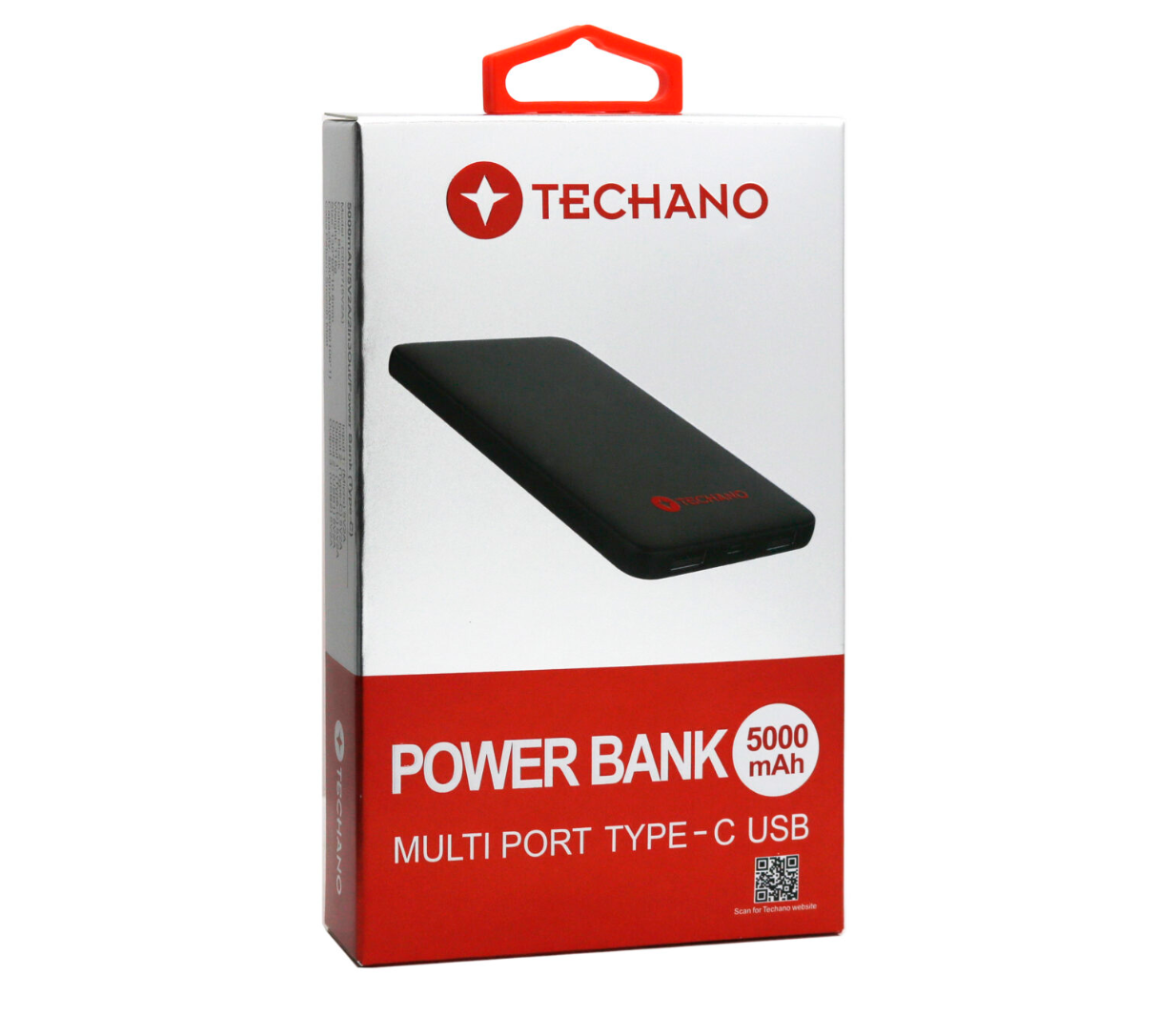 Techano Type C USB 5000 mAh Powerbank