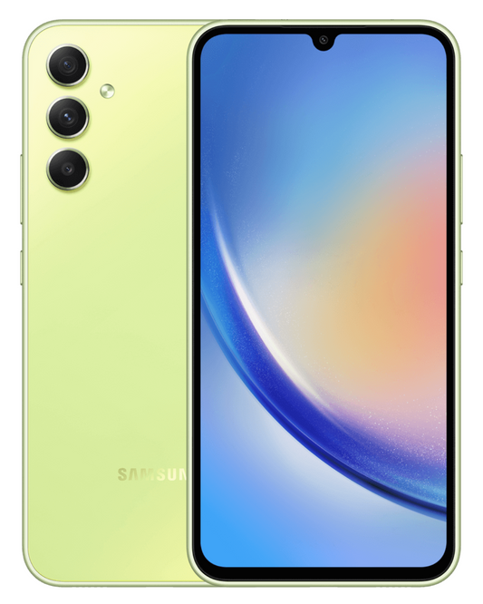 Samsung Galaxy A34 (5G 128GB 6.6″ Screen) Lime - NFC Enabled