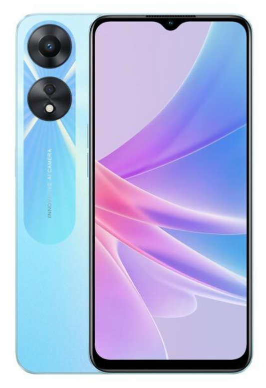 Oppo A78 (5G Dual Sim 128GB 6.56″ Screen) Glowing Blue - NFC Enabled