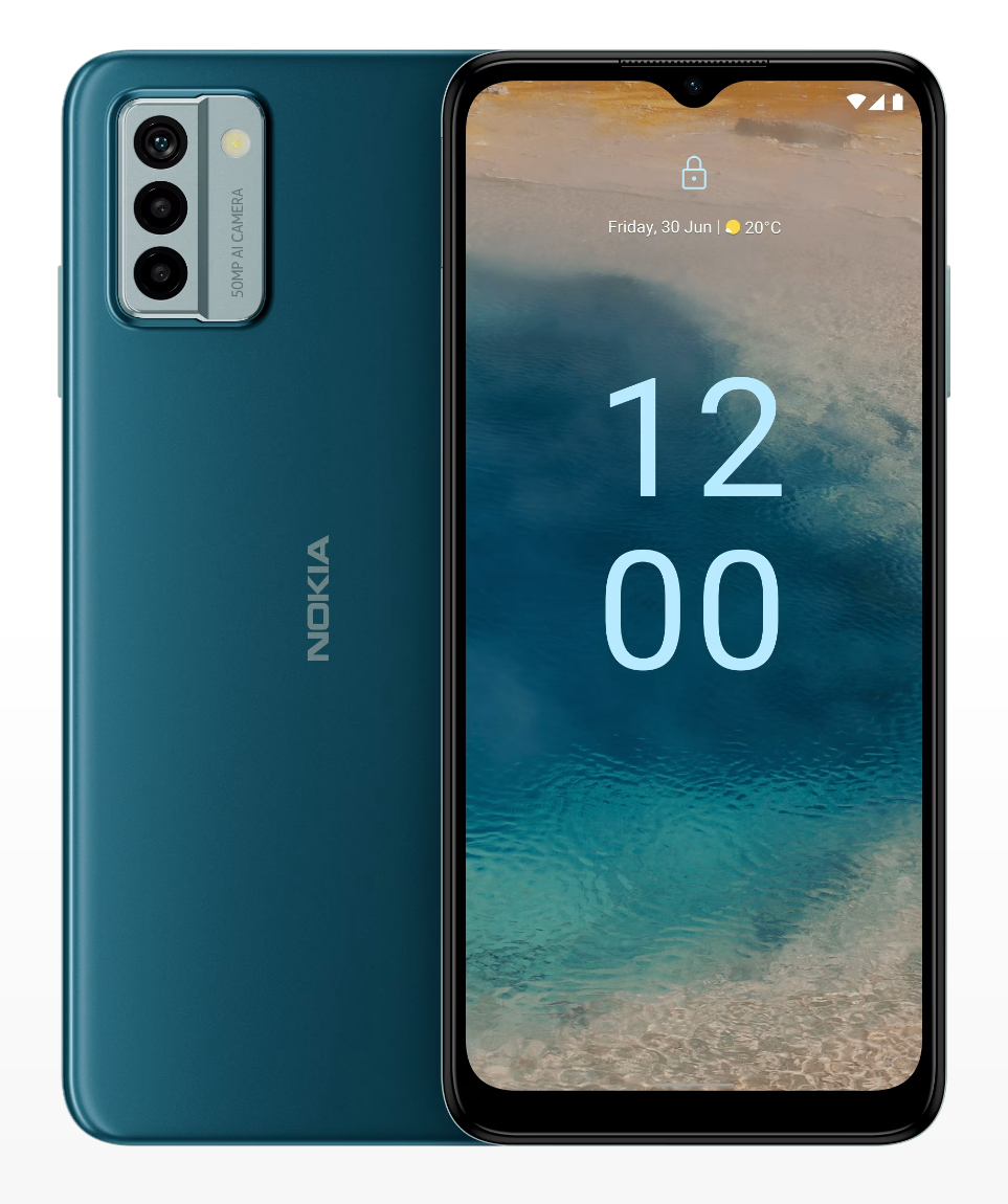 Nokia G22 (4G 128GB 6.5″ Screen) Lagoon Blue - NFC Enabled