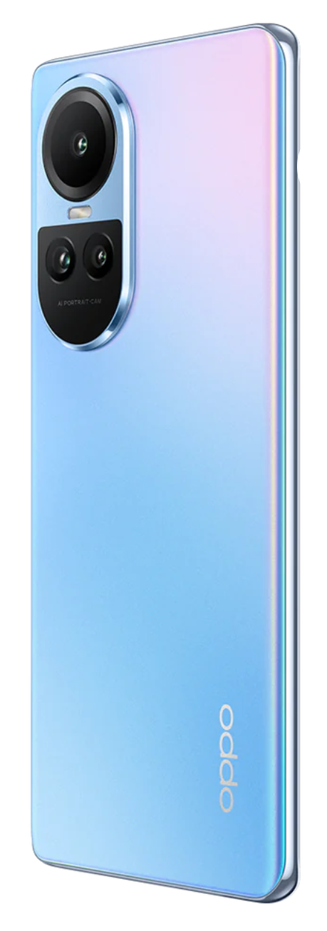 Oppo Reno 10 (5G Dual Sim 256GB 6.7" Screen) Ice Blue - NFC Enabled