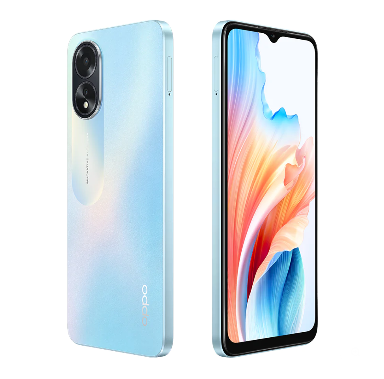 Oppo A18 4G Dual Sim 128GB - Glowing Blue