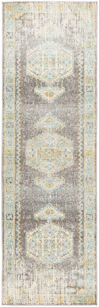 Century 944 Grey Runner by Rug Culture - 80 x 400 cm - RUNNER