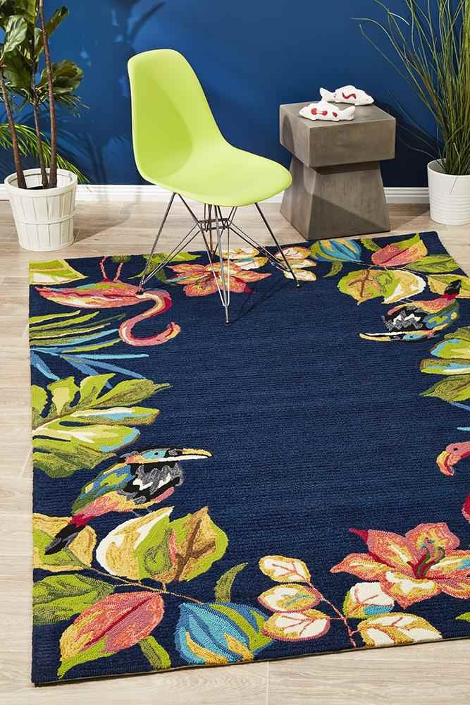 Copacabana 591 Navy By Rug Culture - 280X190CM RECTANGLE