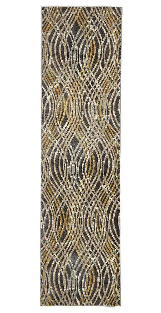 Dream Scape 852 Charcoal Runner By Rug Culture - 400X80CM - RUNNER