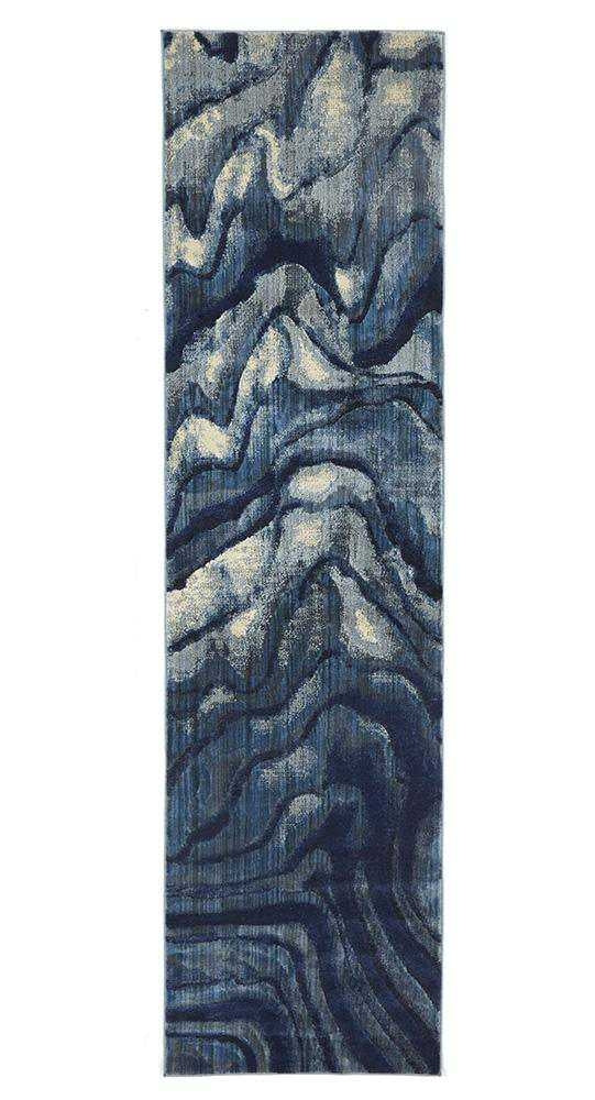 Dream Scape 862 Indigo Runner By Rug Culture - 400X80CM - RUNNER