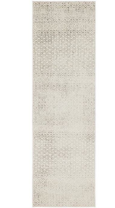 Evoke 265 Grey Runner by Rug Culture -400X80CM - RUNNER