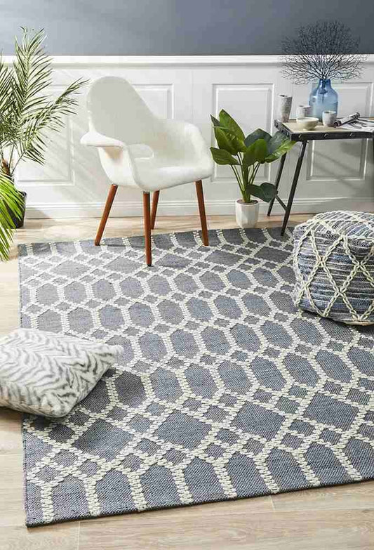 Hudson 805 Blue by Rug Culture - 320X230CM - RECTANGLE