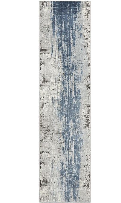 Kendra 1733 Blue Runner By Rug Culture-300X80CM - RUNNER