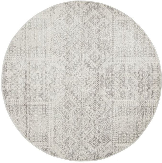 Mirage 351 Silver Round By Rug Culture-200X200CM - ROUND