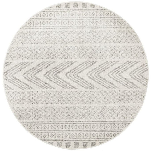 Mirage 359 Grey Round By Rug Culture-240X240CM - ROUND