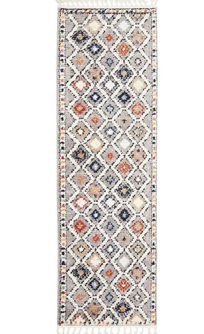 Marrakesh 555 Grey Runner By Rug Culture-300X80CM - RUNNER