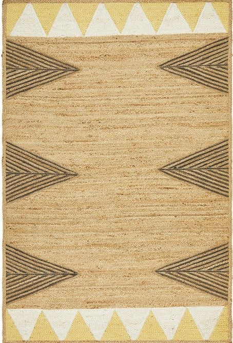 Parade 222 Yellow By Rug Culture-220X150CM - RECTANGLE