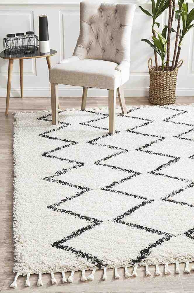 Saffron 11 White by Rug Culture - 170X120CM - RECTANGLE