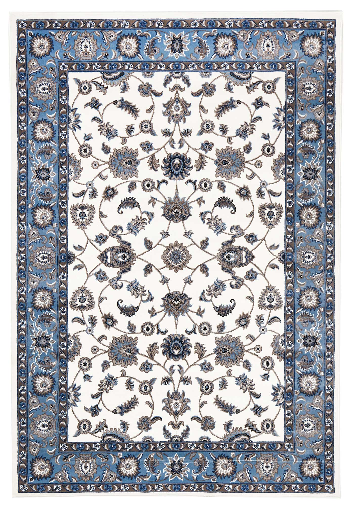 Sydney 1 White Blue Rug by Rug Culture - 230X160CM - RECTANGLE