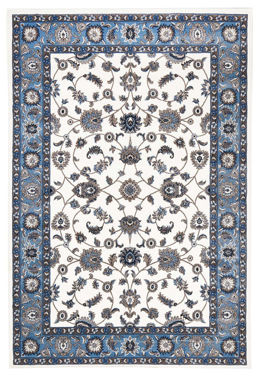 Sydney 1 White Blue Rug by Rug Culture - 400X300CM - RECTANGLE