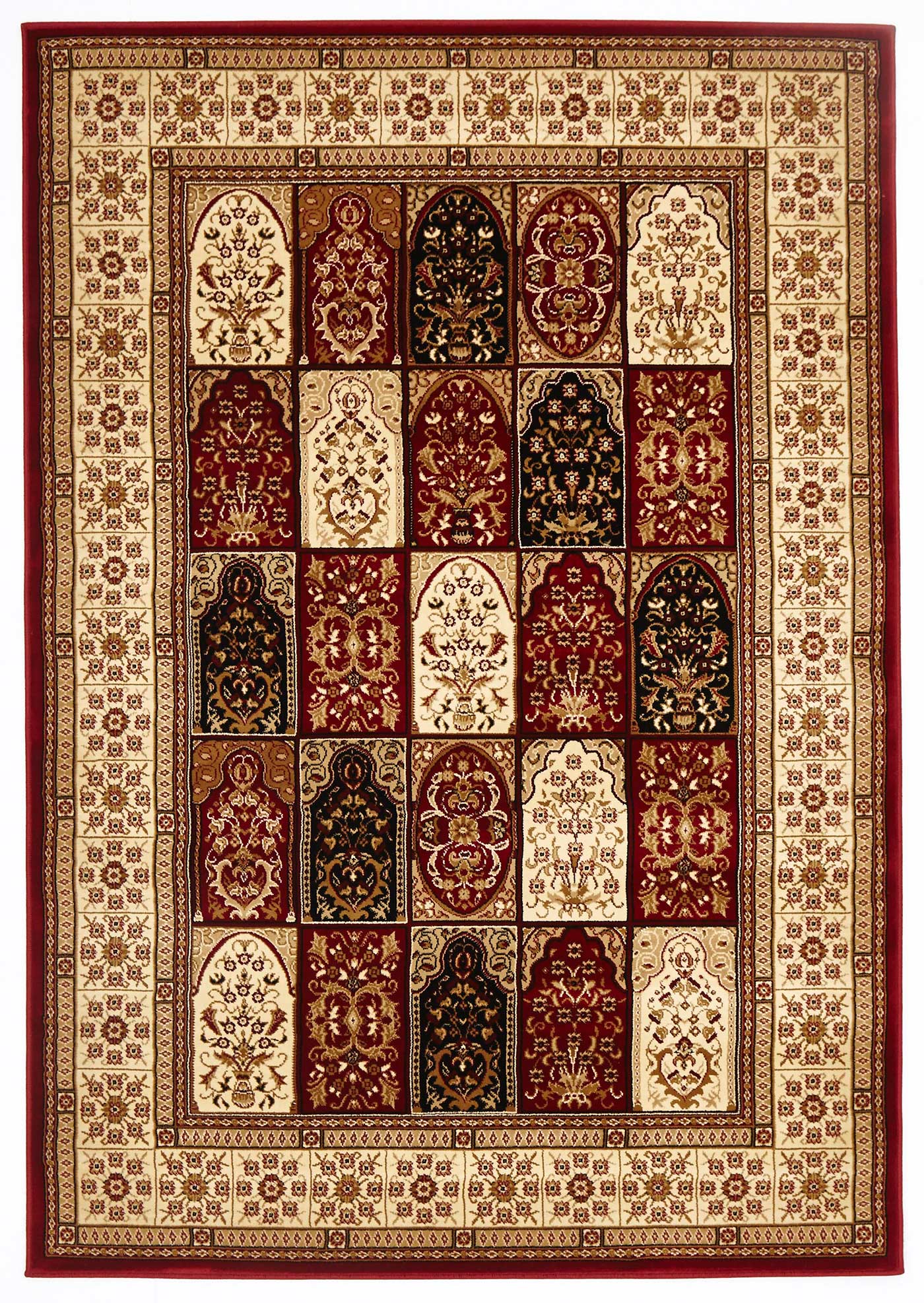 Sydney 4 Red Ivory Runner Rug by Rug Culture - 300X80CM - RUNNER