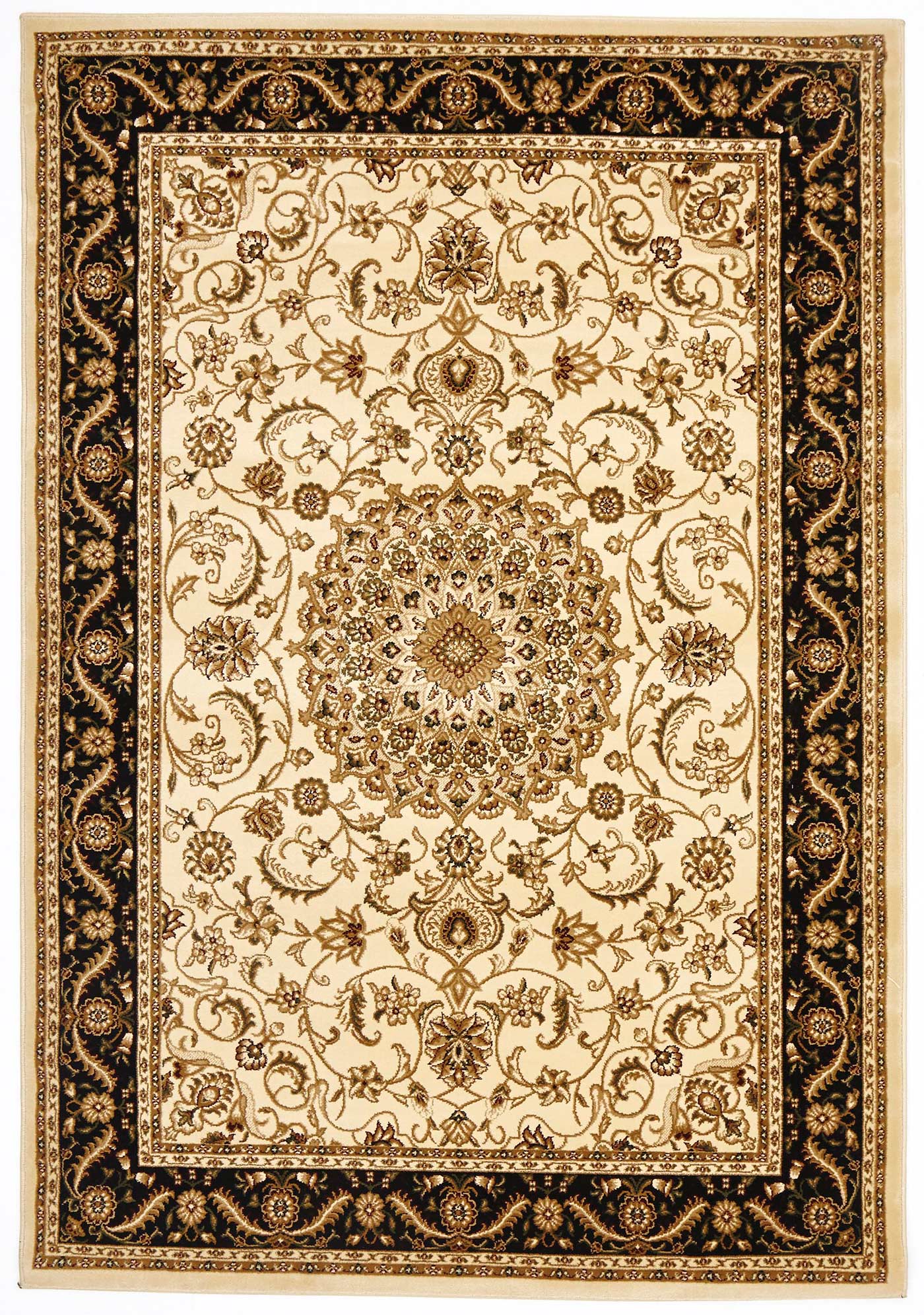 Sydney 9 Ivory Black Runner Rug by Rug Culture - 300X80CM - RUNNER