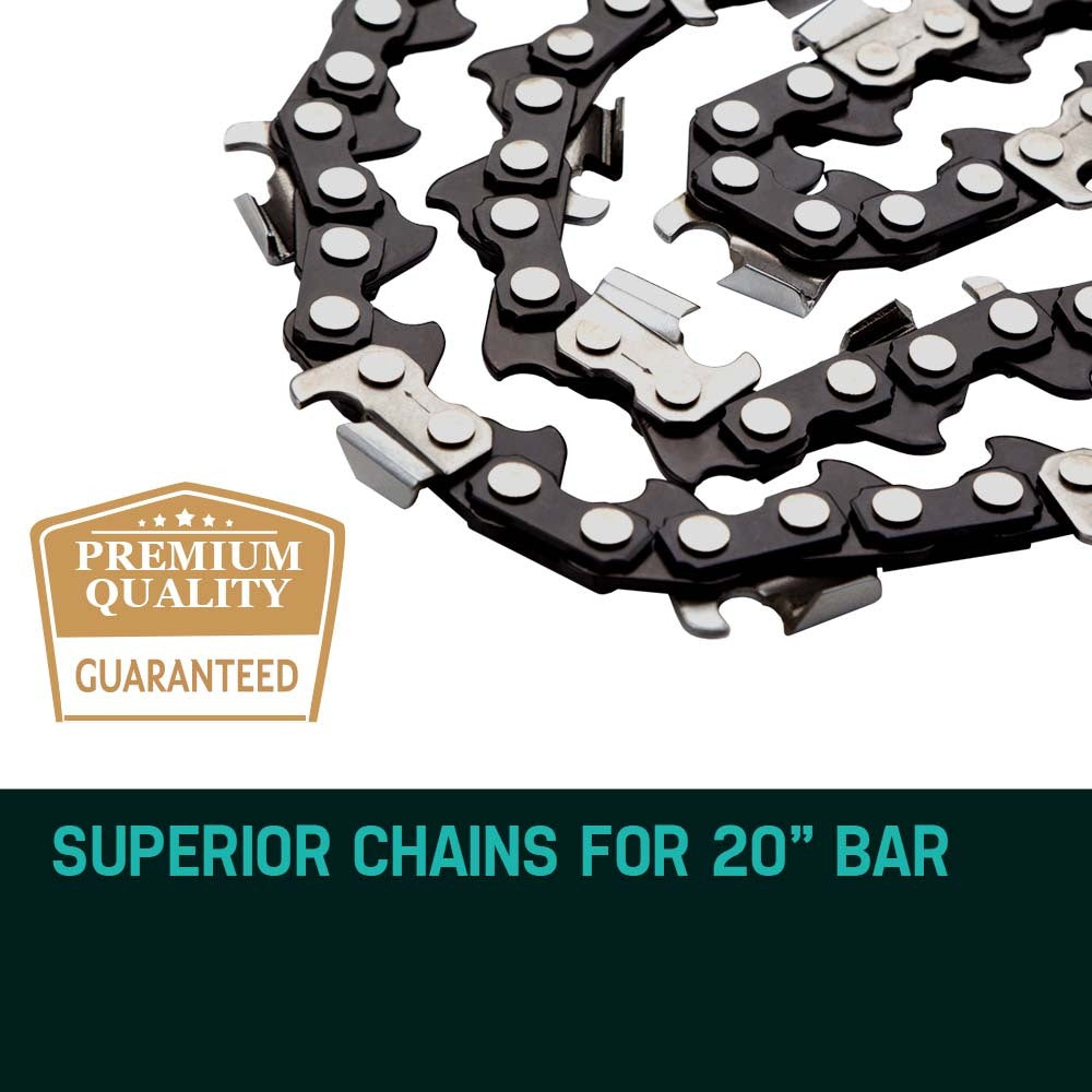 20 Baumr-AG Chainsaw Chain 20in Bar Spare Part Replacement Suits 62CC 66CC Saws